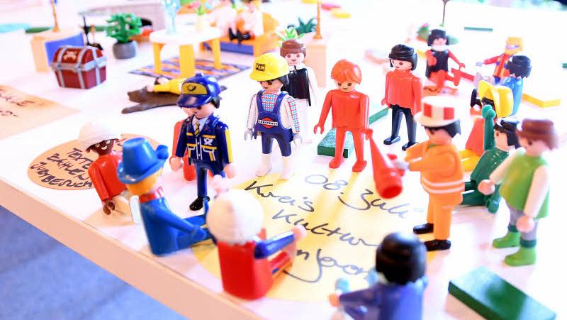 mit Playmobil visualisierter Projektablauf 